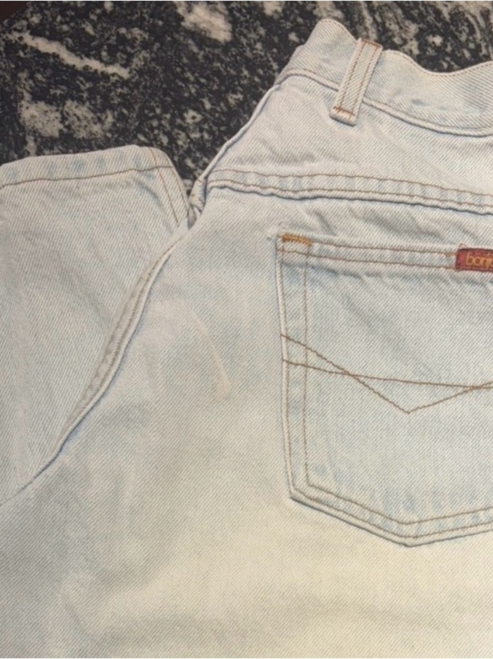 Vintage 80s Bonjour Light Wash Women’s Jeans - Classic High-Waist Mom Jean